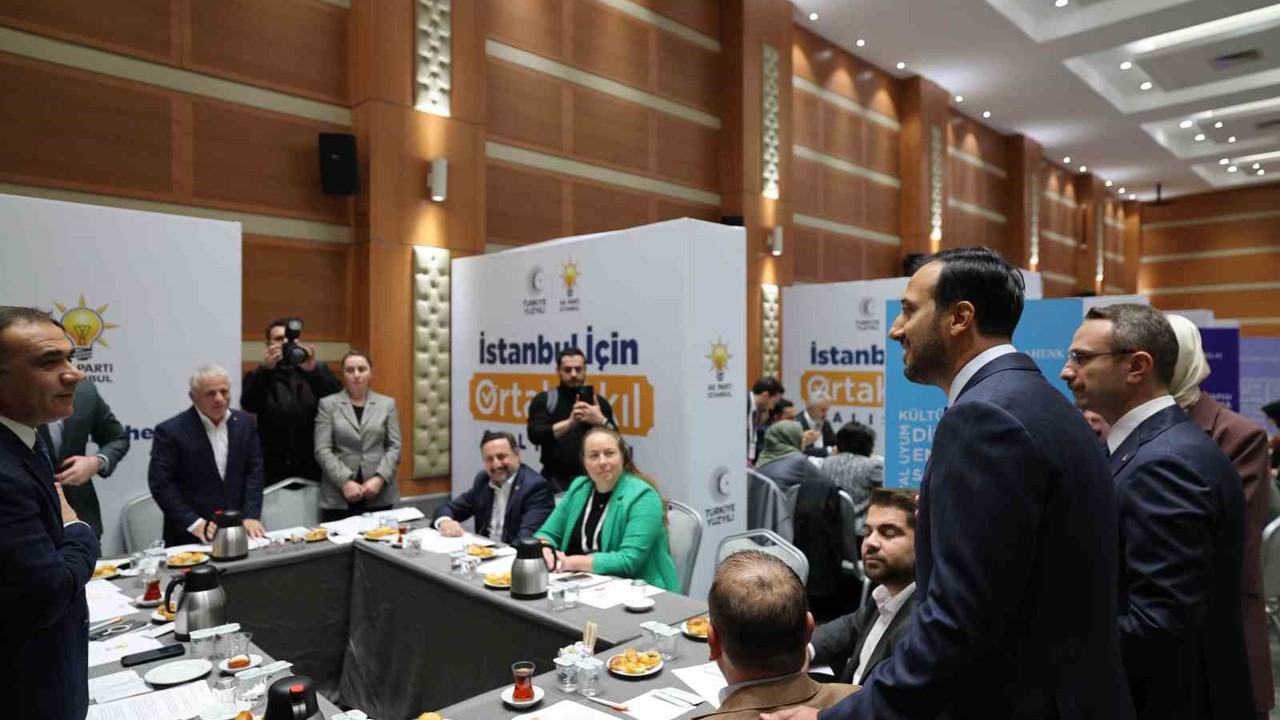 AK Parti İstanbul İl Başkanlığında "İstanbul İçin Ortak Akıl Çalıştayı" düzenlendi
