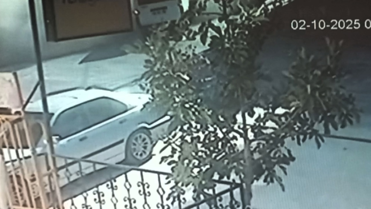 Feci kaza anı güvenlik kamerasına yansıdı