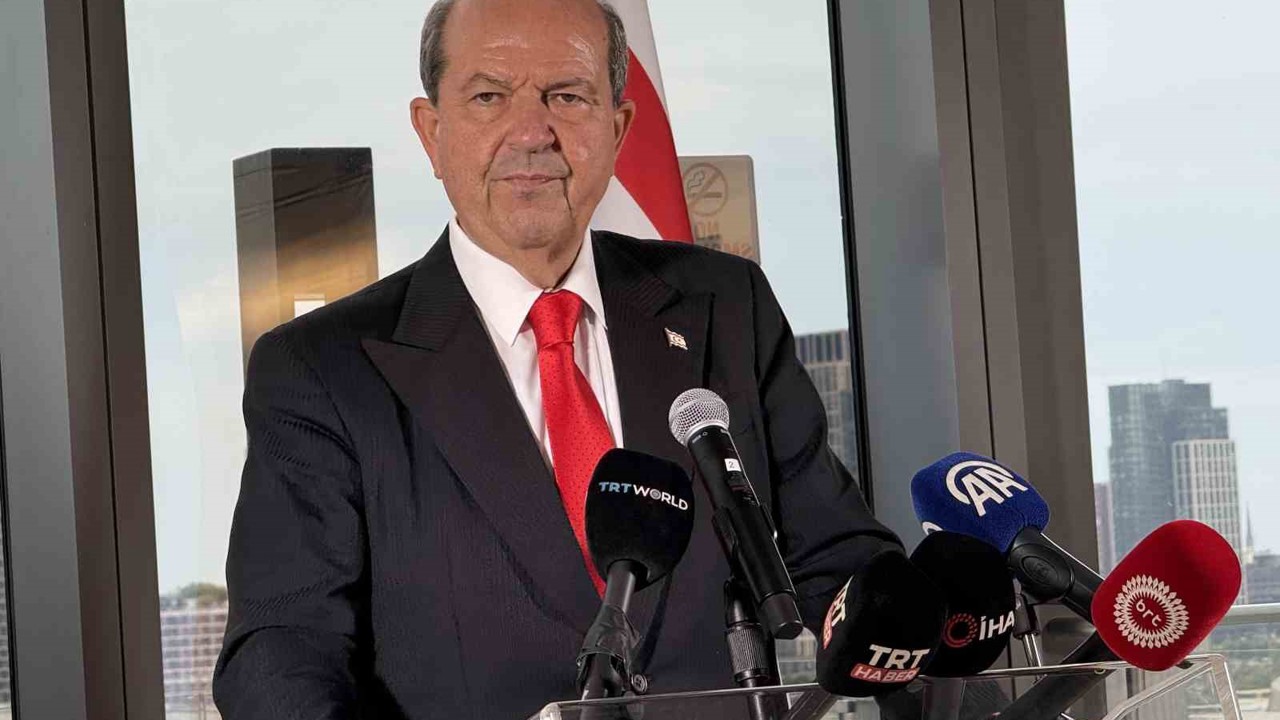 KKTC Cumhurbaşkanı Tatar: "Rum tarafı barış istediğini söylüyor ama sürekli silahlanıyor"

