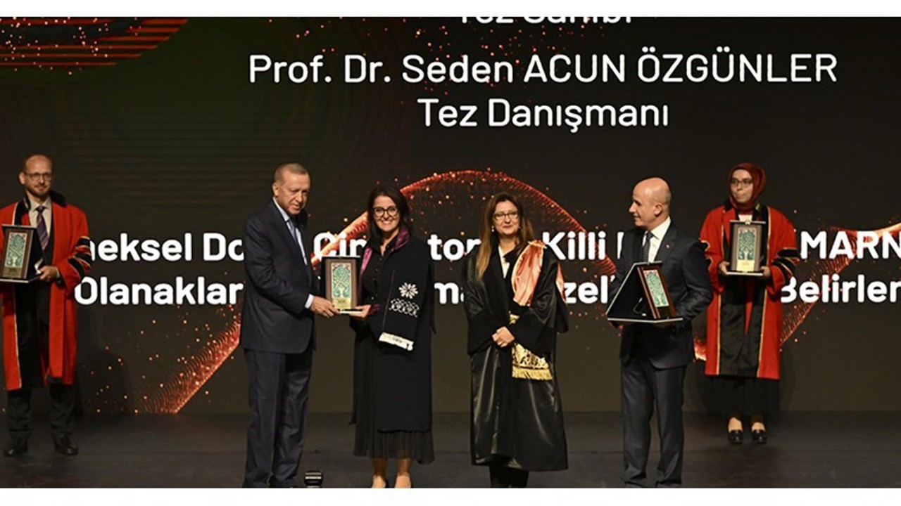 ETÜ’lü akademisyene Cumhurbaşkanı Erdoğan’dan üstün başarı ödülü

