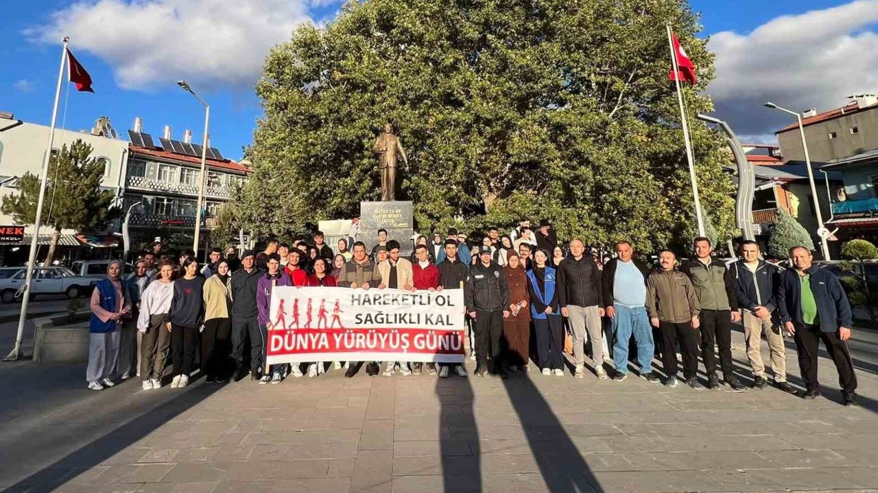 Bozkır’da "Sağlık için yürü" etkinliği
