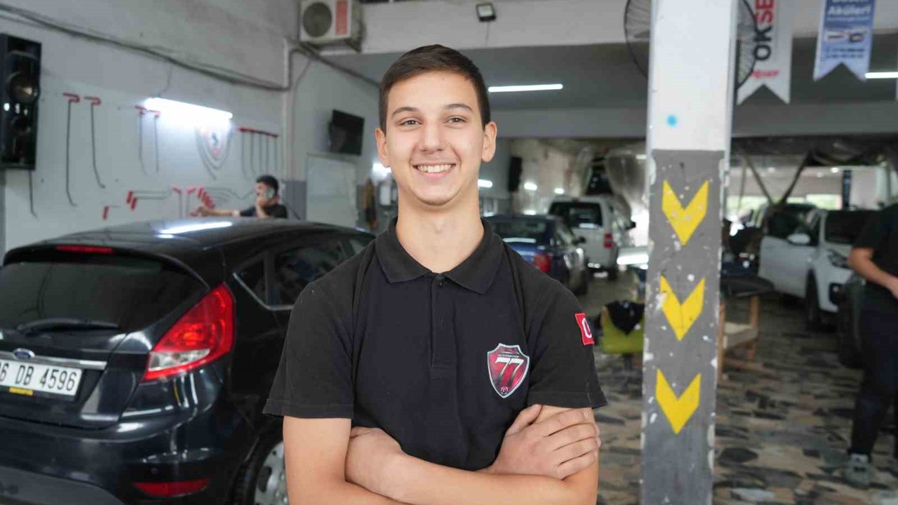 Samsun’da yılın çırağı Emrullah: "Sanayiye başlayacaklar korkmasın"
