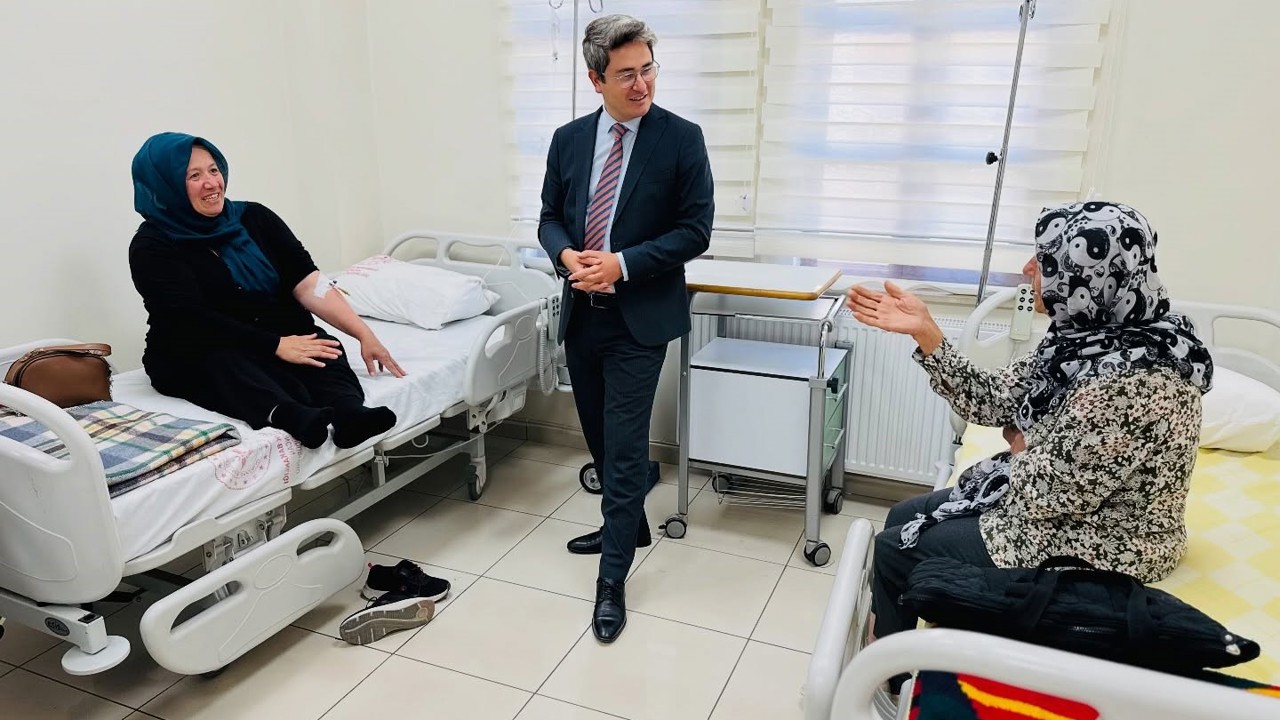 Kaymakam Arıkan hastanede incelemede bulundu
