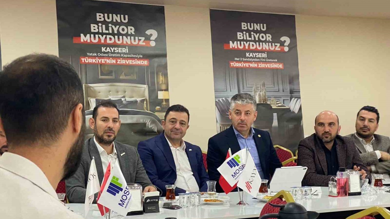 Çopuroğlu: "Mobilyanın anavatanı da başkenti de Kayseri’dir"
