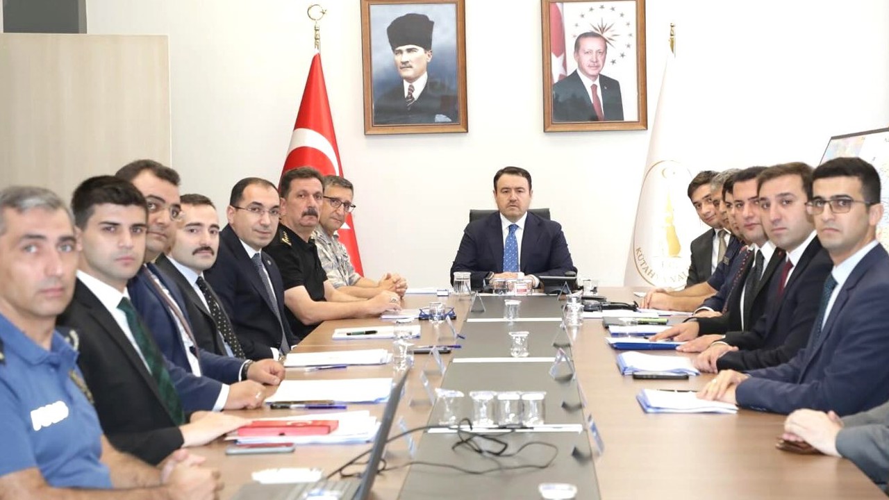 Kütahya’da güvenlik toplantısı yapıldı
