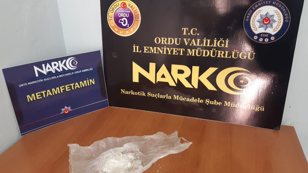 Ordu’da uyuşturucu operasyonları: 1 tutuklama

