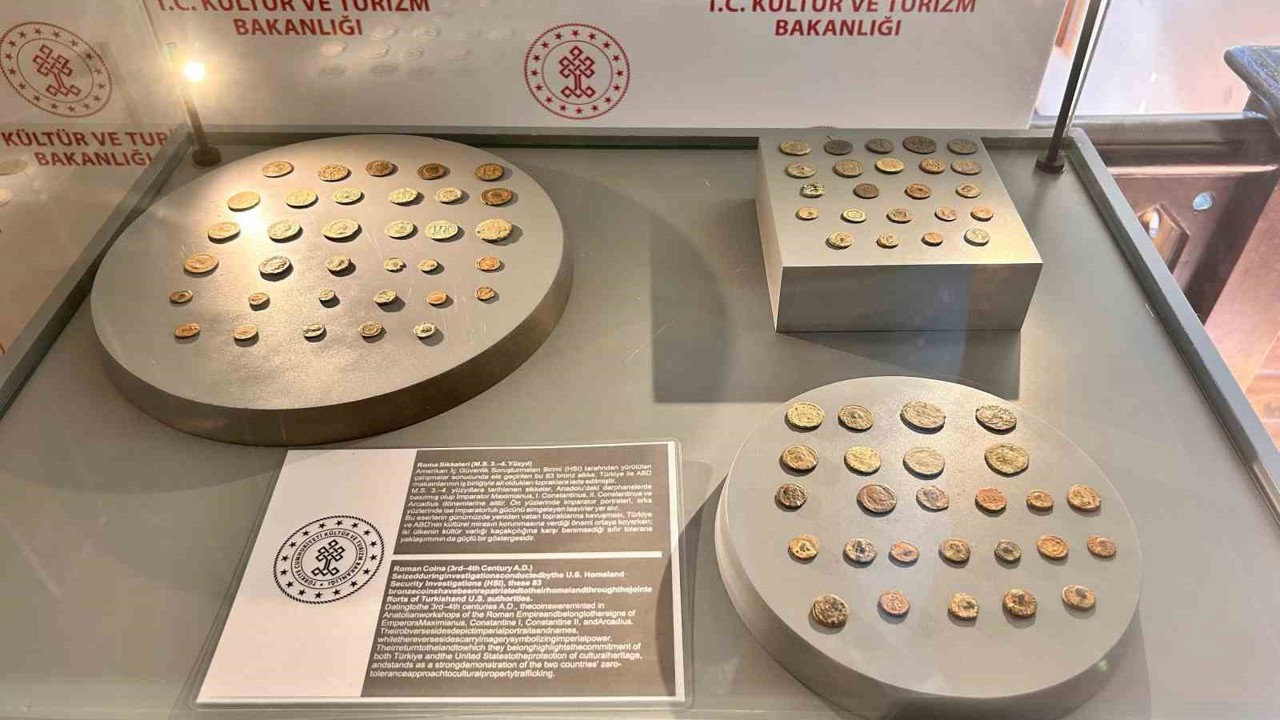 ABD 83 adet Roma Dönemi sikkesini Türkiye’ye iade etti
