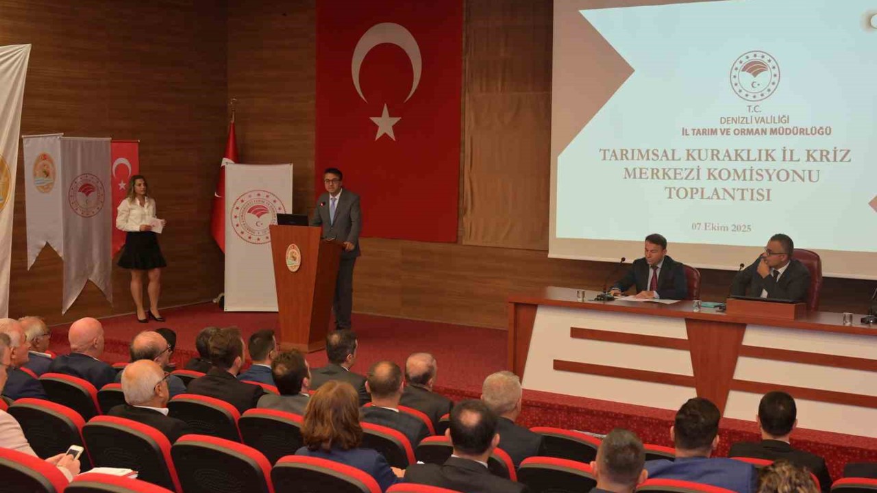 Denizli’de kuraklığa karşı alınacak tedbirler masaya yatırıldı
