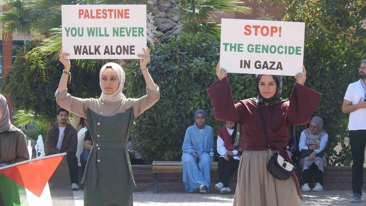 Üniversite öğrencilerinden Gazze’ye destek
