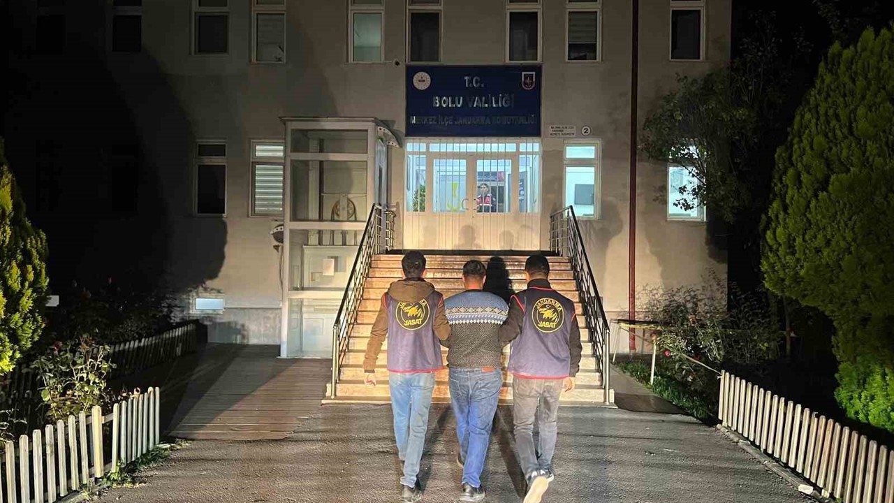 Bolu’da 13 yıl kesinleşmiş hapis cezası bulunan aranan şahıs yakalandı
