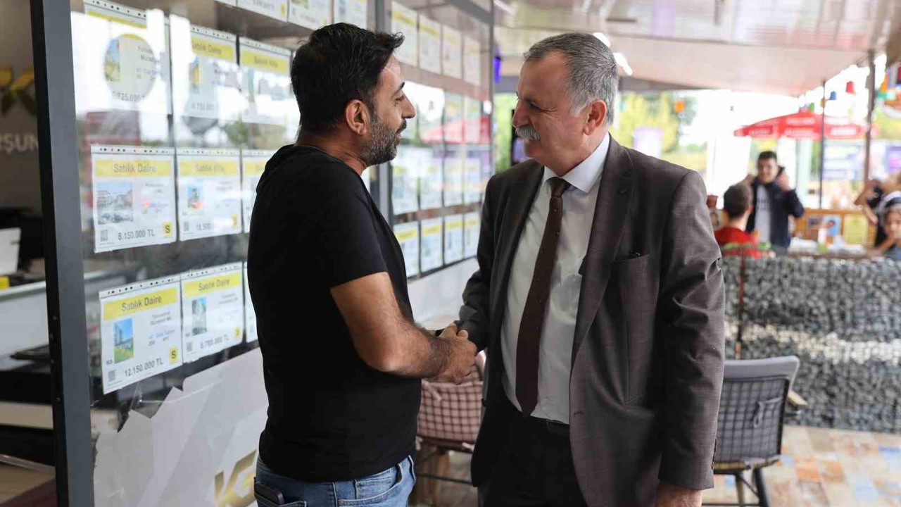 Başkan esnafla buluştu, talepleri dinledi
