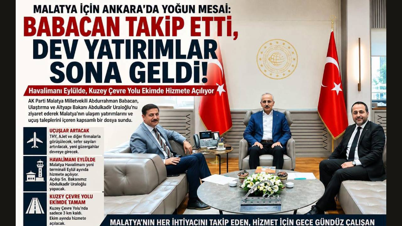 Malatya'nın Ankara'daki Güçlü Sesi Babacan! 