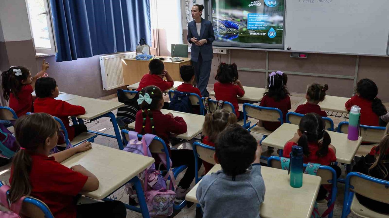 Minikler ‘Su Müfettişi’ eğitimleri ile tasarruf konusunda örnek oluyor

