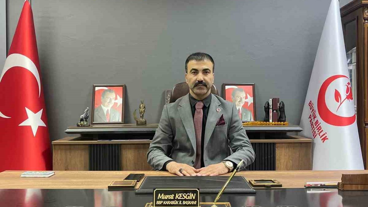 BBP Karabük İl Başkanı Kesgin: "Karabük için taşı sırtlanma gayesiyle yola çıktık"
