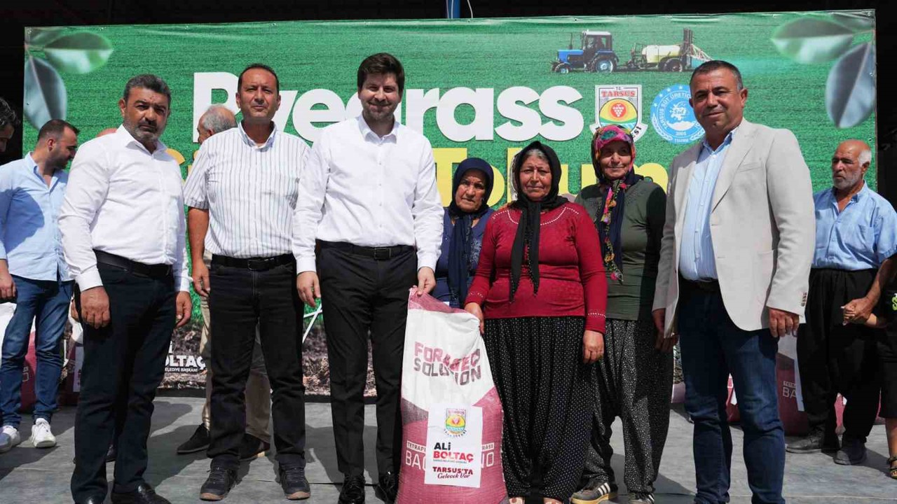 Tarsus’ta üreticiye yüzde 50 hibe destekli tohum desteği
