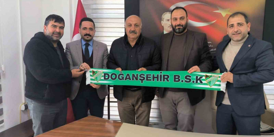 Doğanşehir Spor Kulübü’nden Başkan Zelyurt’a ziyaret