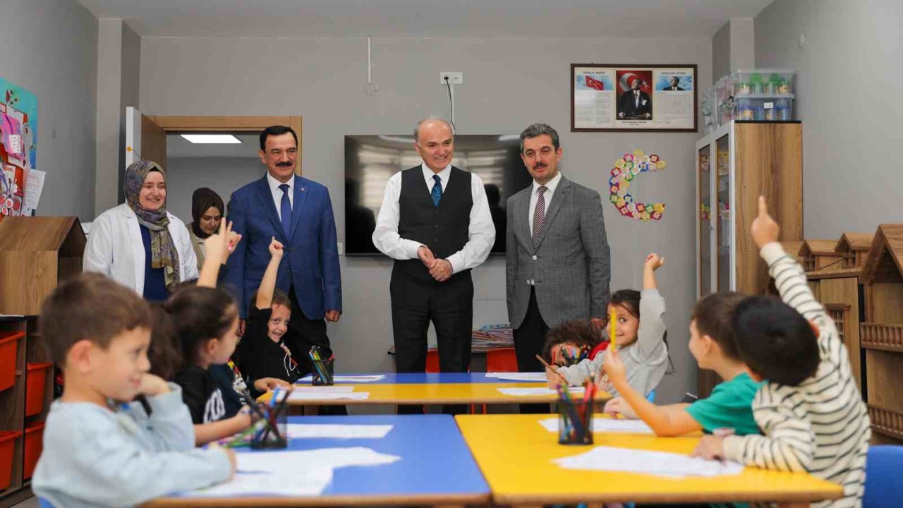 Kuran kursunun minik öğrencileri ile bir araya geldi
