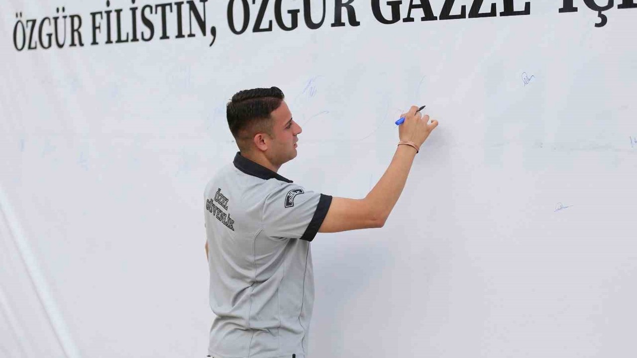 ALKÜ’den Gazze’ye destek
