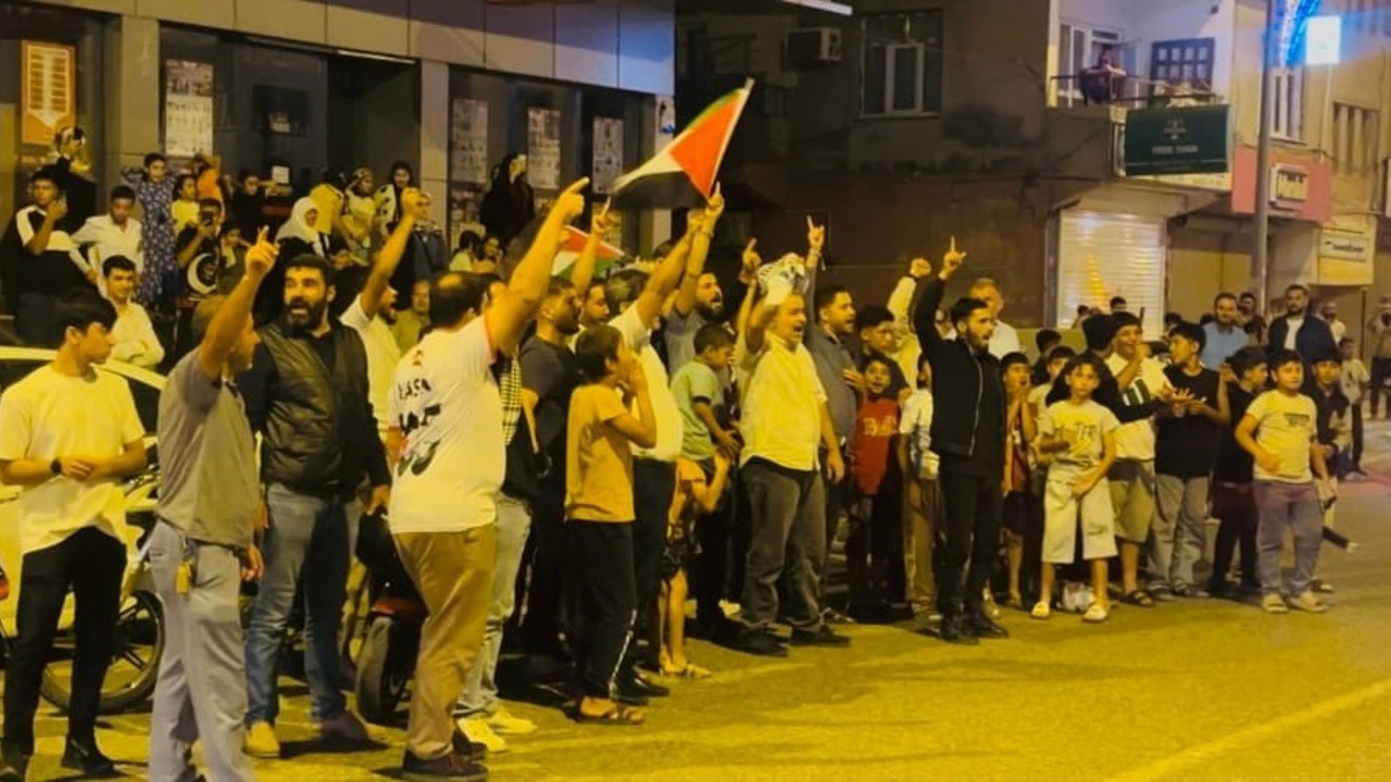 Suriye sınırında Sumud Filosu’na destek konvoyu
