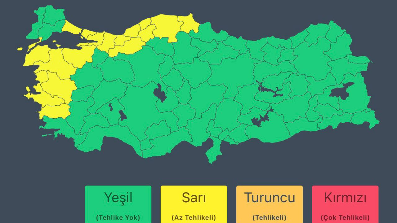 Meteoroloji’den Kuvvetli Yağış Uyarısı