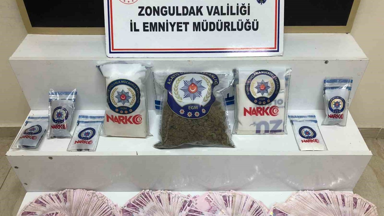 Zonguldak’ta uyuşturucu operasyonunda 2 şüpheli tutuklandı

