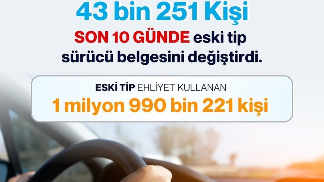 Bakan Yerlikaya: "(Eski tip sürücü belgesi) Son 21 gün, süre uzatılmayacak"
