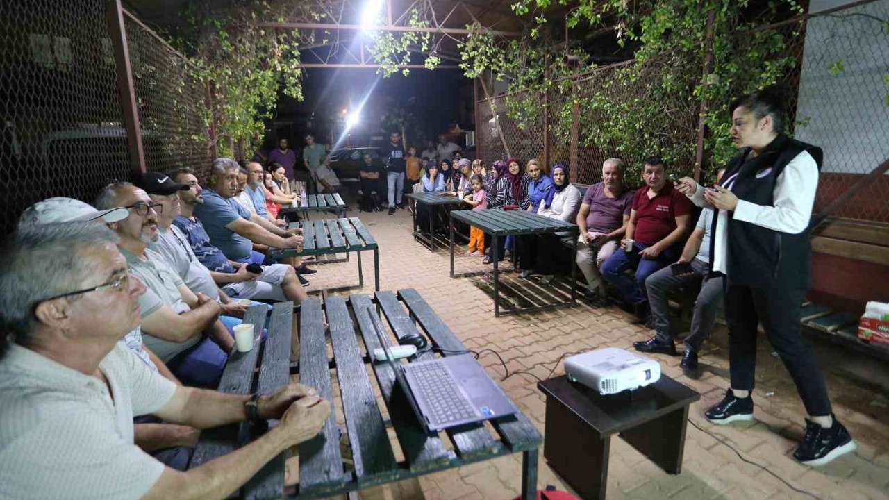 Kepez’de site sakinlerine afet farkındalık eğitimi
