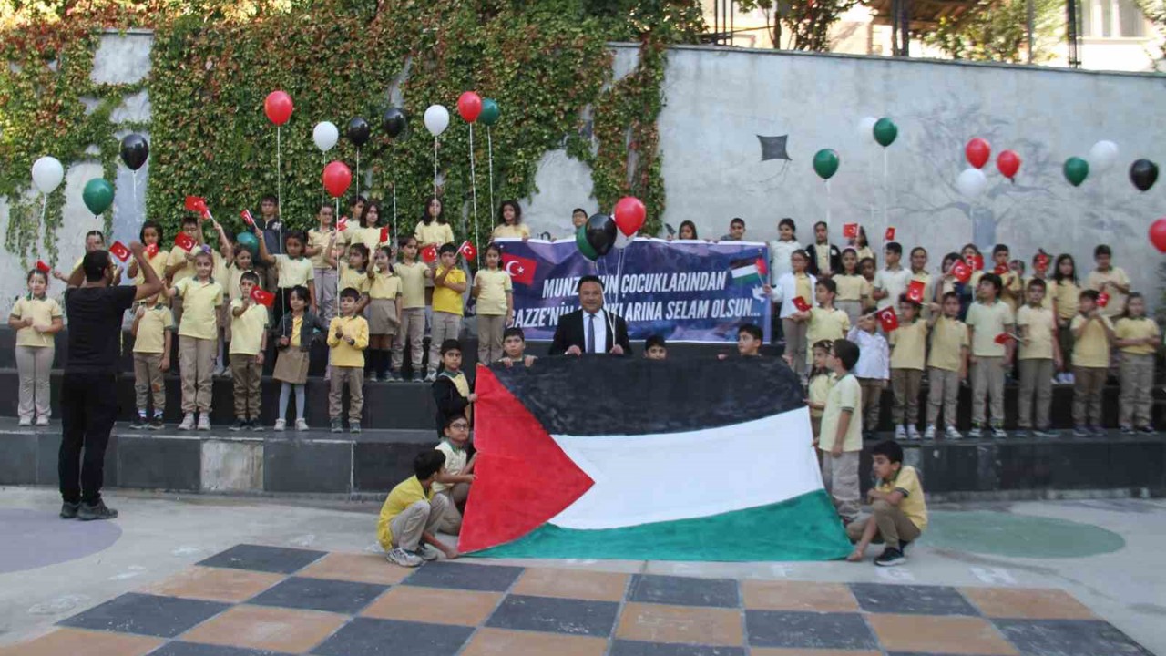 Tunceli’de öğrencilerden Filistin’e destek
