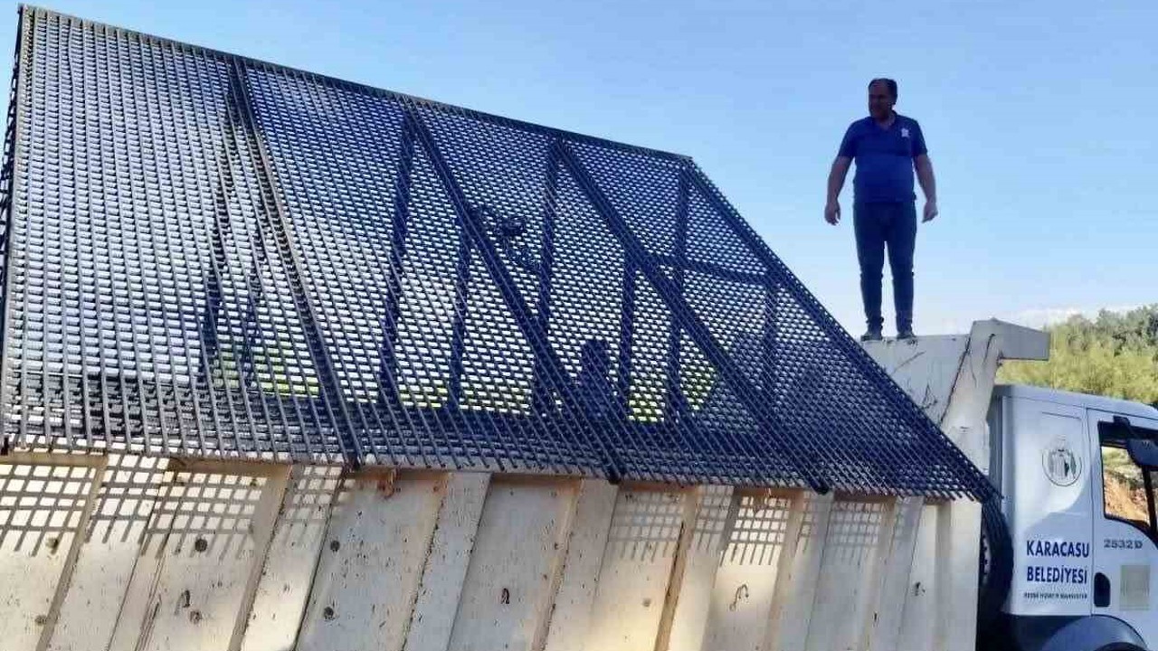 Karacasu Belediyesi toprak eleme sistemini yenilendi
