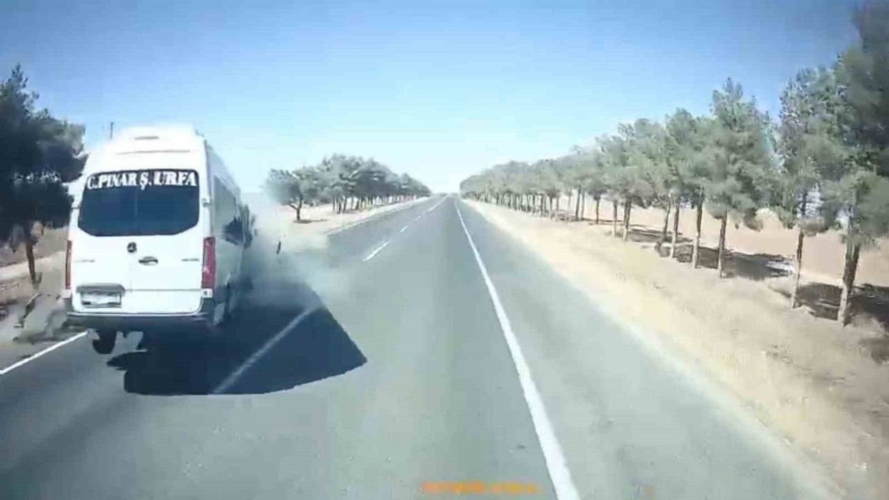 Şanlıurfa’da 1 kişinin öldüğü, 14 kişinin yaralandığı kazanın görüntüsü ortaya çıktı
