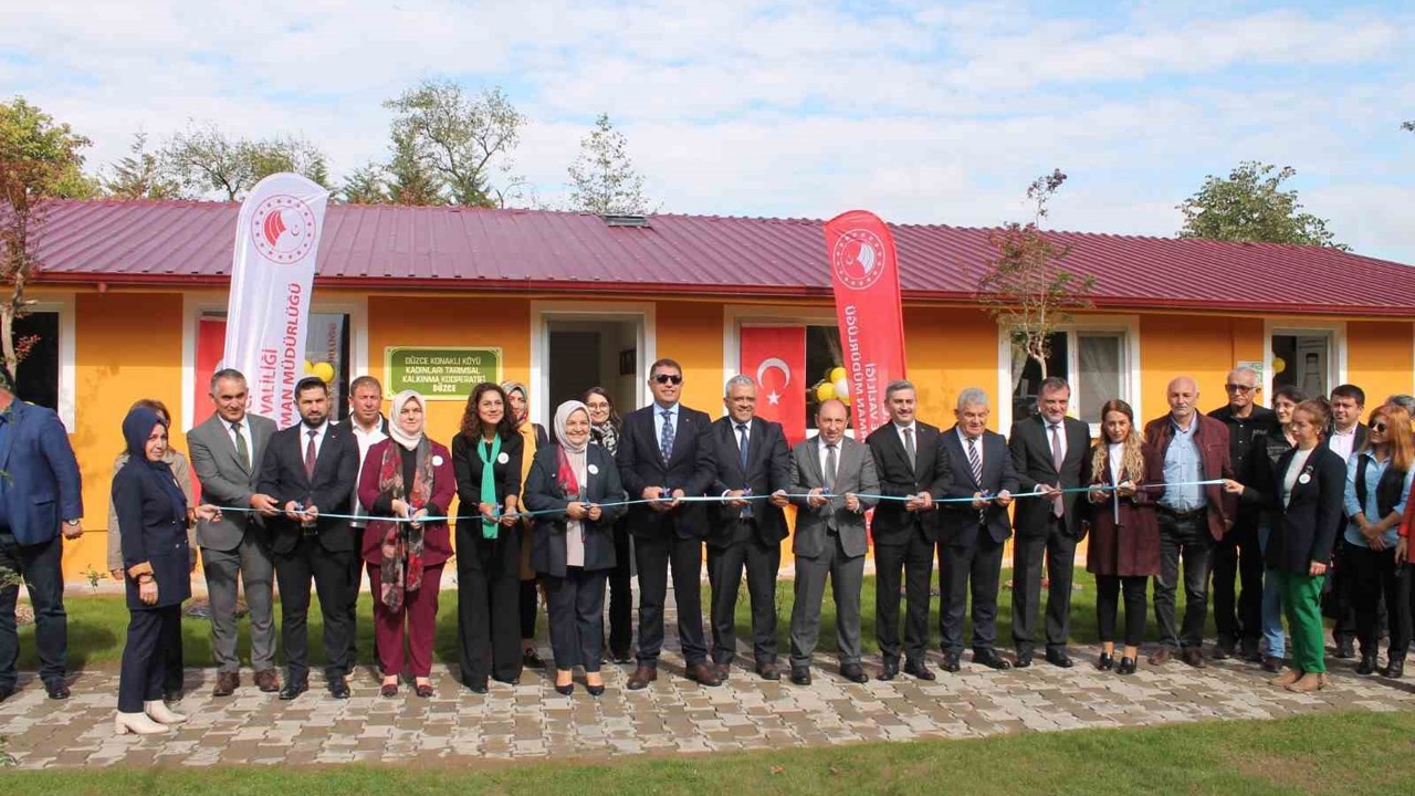 Düzce’de kadın üreticiler kooperatifleşti
