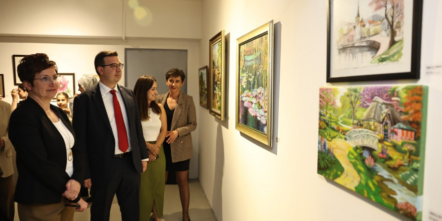 El emeği eserler Nilüfer Sanat Atölyeleri sergisinde açıldı