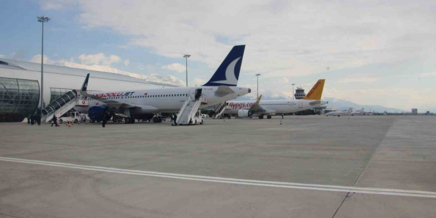Erzincan Yıldırım Akbulut Havalimanı’ndan nisan ayında 37 bin 566 yolcu faydalandı