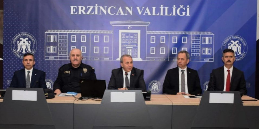 Erzincan’da ‘Seçim Güvenliği’ toplantısı gerçekleşti