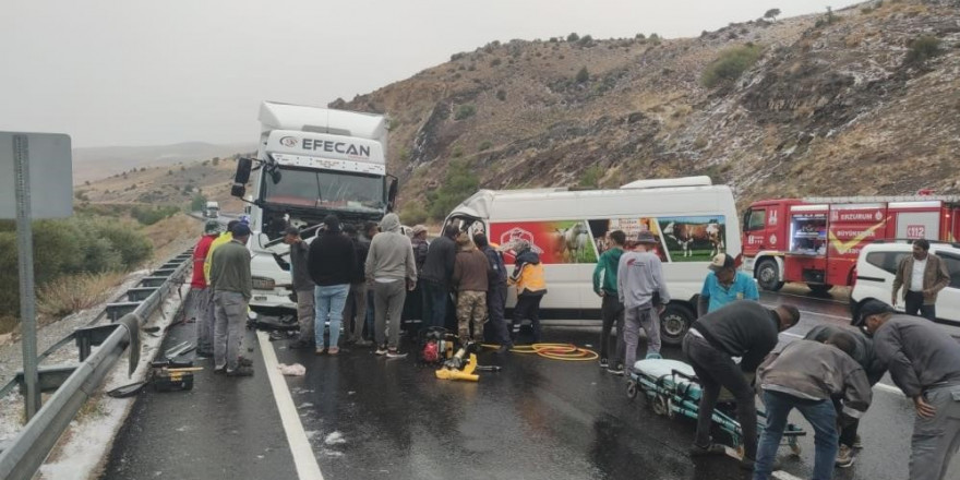 Erzurum’da 11 ayda bin 256 trafik kazası
