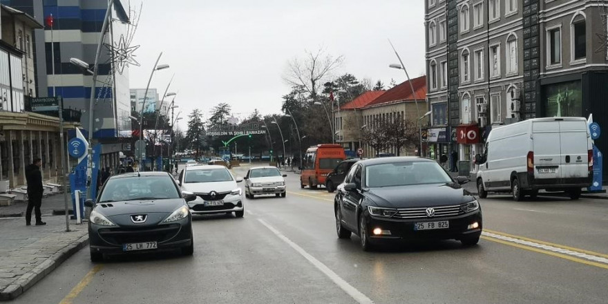 Erzurum’un araç varlığı 150 bin eşiğinde