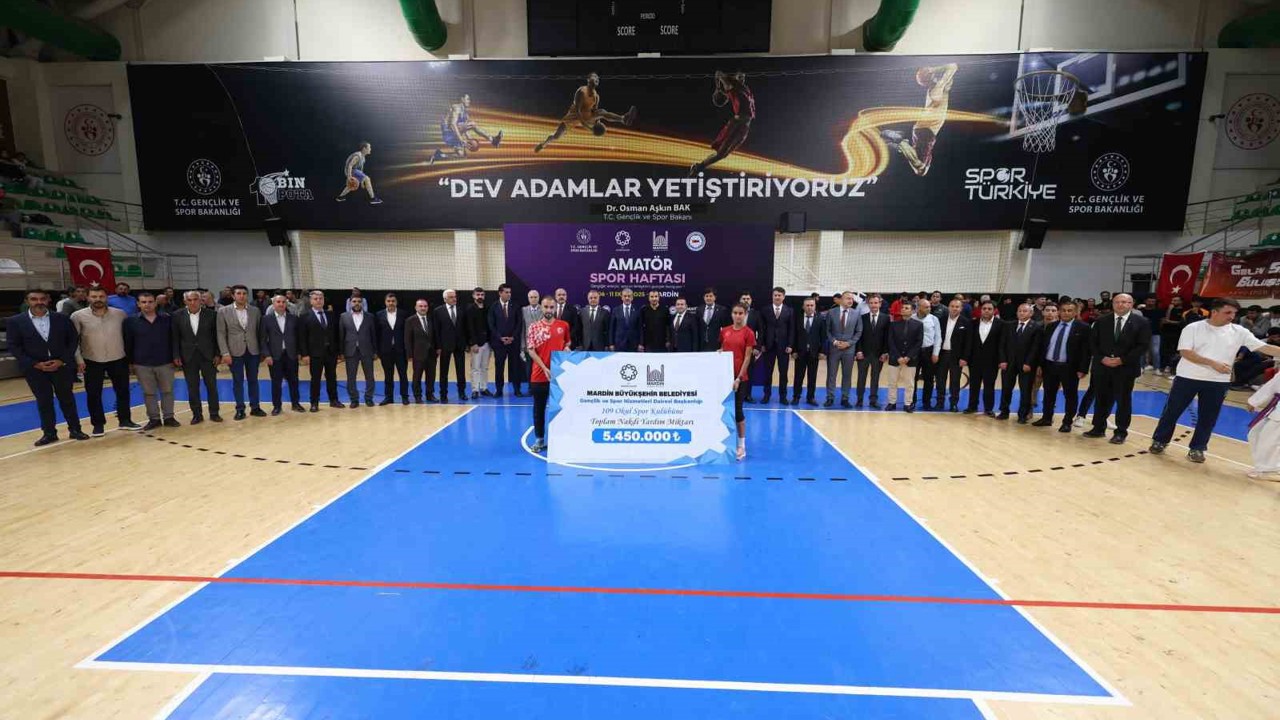 Mardin’de  ’Amatör Spor Haftası’ açılış programı düzenlendi
