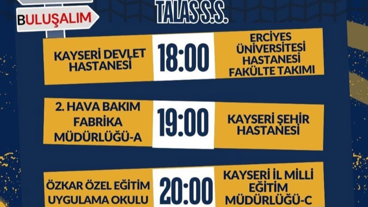 Kayseri’de 3. Kamu Spor Oyunları Voleybol Fikstürü Açıklandı
