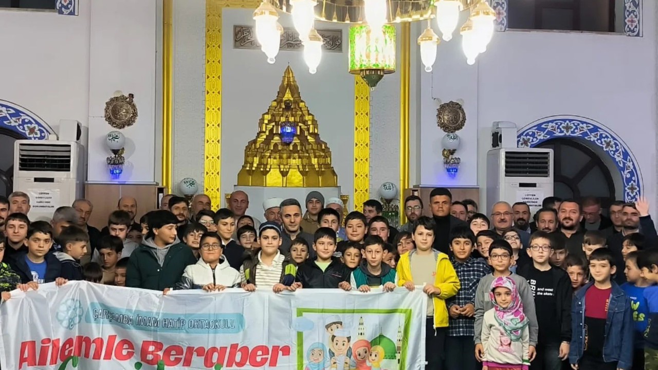 Çarşamba’da "Ailemle Camideyim" etkinliği
