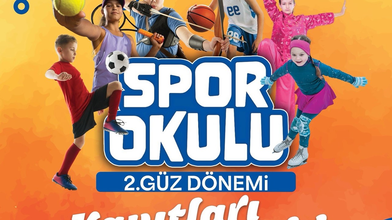 Büyükşehirin spor okullarında 2. güz dönemi kayıtları başladı
