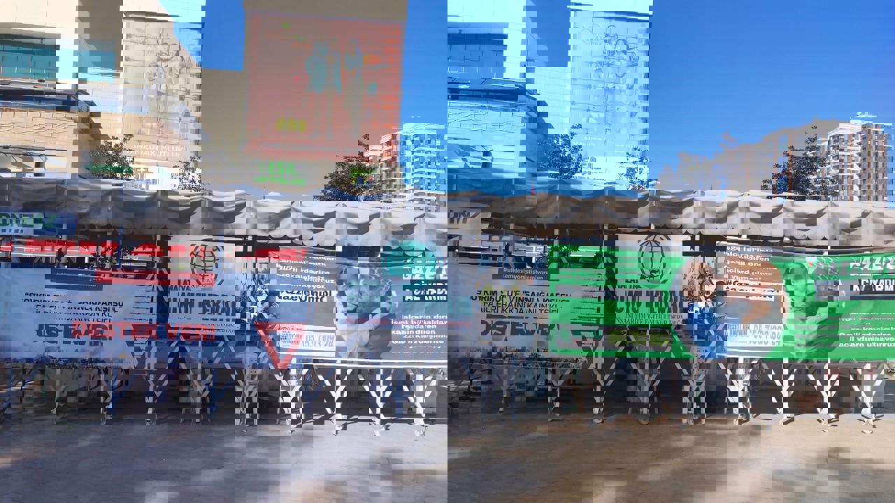 Malatya Umut Kervanı Derneği’nden Gazze İçin 5 Günlük Yardım Kermesi