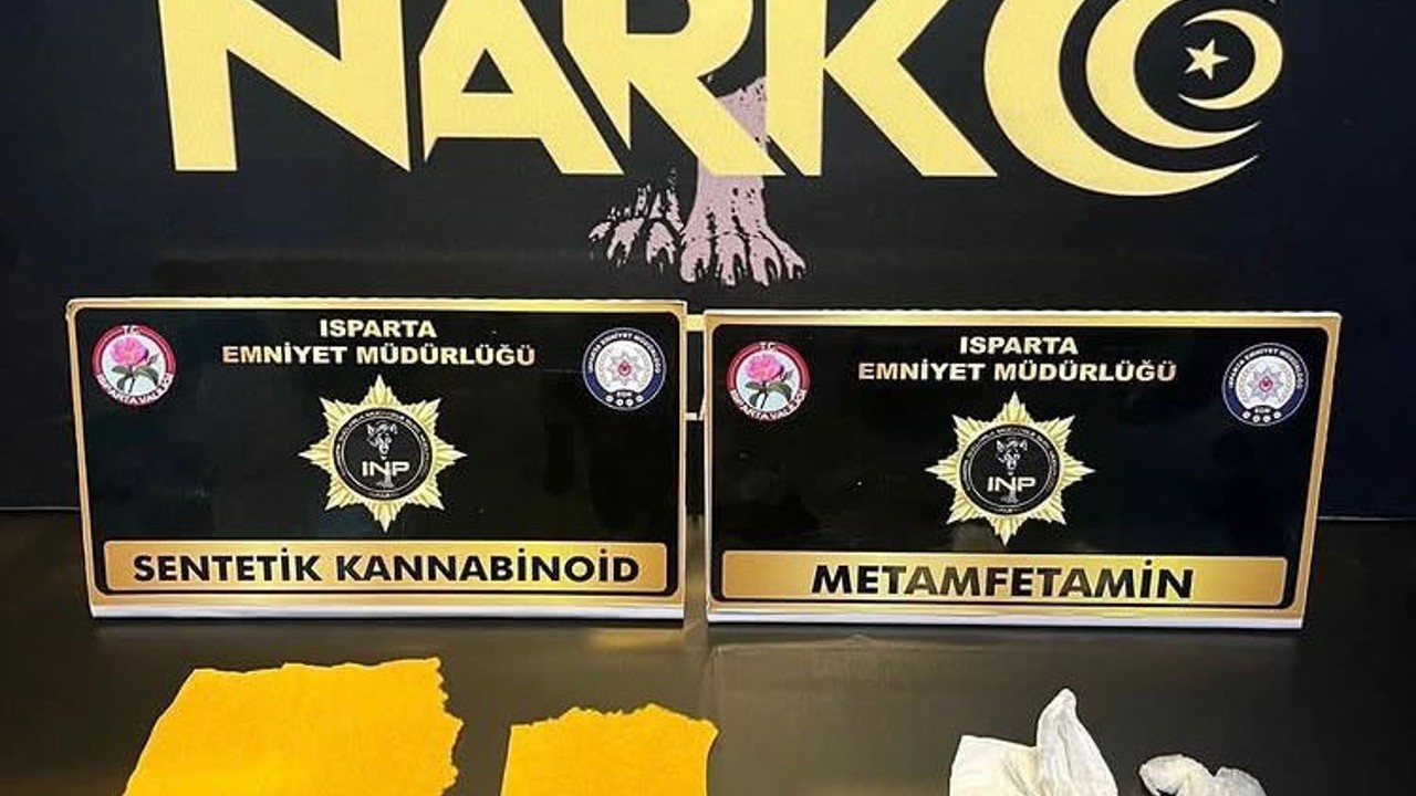 Isparta’da uyuşturucu operasyonunda 2 şüpheliye adli işlem
