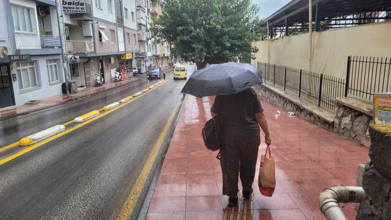 Aydın 4 ay sonra yağmur yüzü gördü

