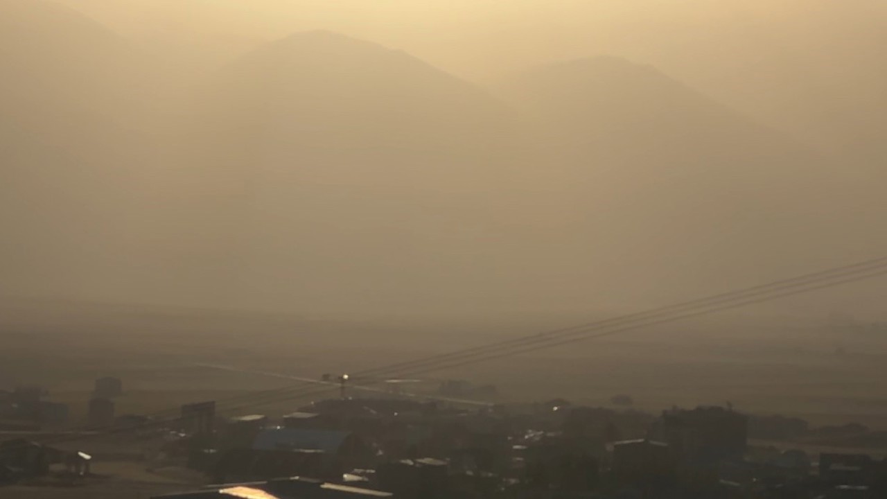 Hakkari’de toz bulutu etkili oldu
