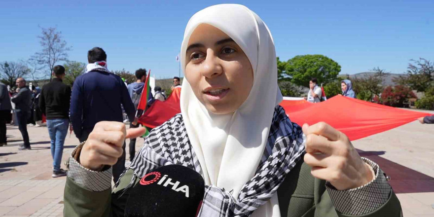Filistinli öğrenciden Müslümanlara çağrı: 'Filistin hepimizin, boykot yapmalıyız'