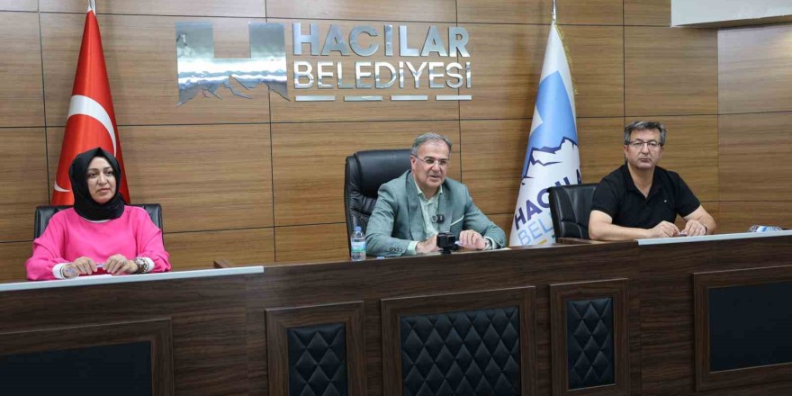 Hacılar Belediye Meclisi, Temmuz ayı toplantısını yaptı