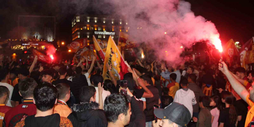 Kayseri’de Galatasaray coşkusu