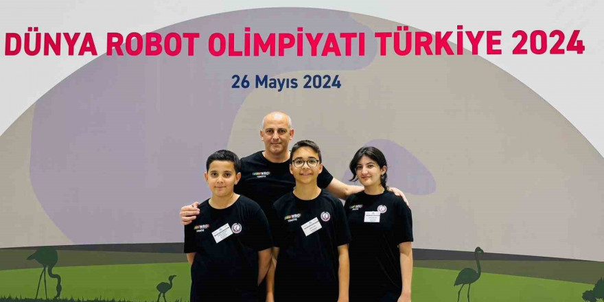 Kocatepe Ortaokulu Dünya Robot Olimpiyatında büyük başarıya imza attı