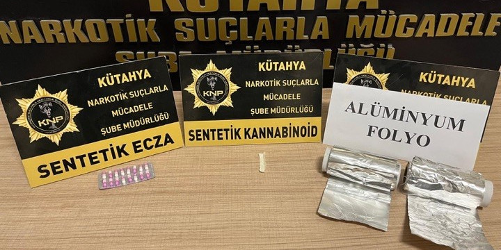 Kütahya’da uyuşturucu madde ticareti yapan şüpheli tutuklandı