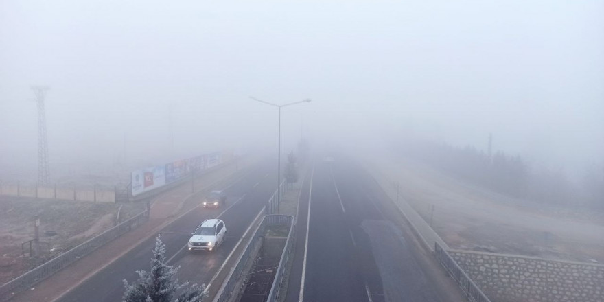 Malatya’da yoğun sis etkili oluyor